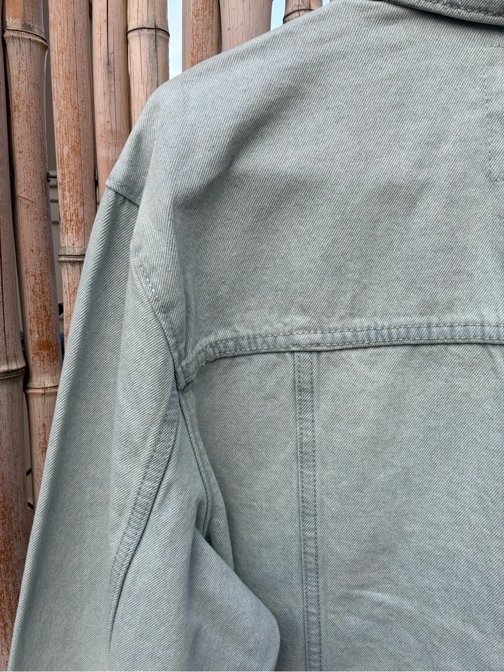 True Religion Men’s Light Wash Denim Jacket - Pale Blue